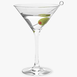 cocktail glass martini model