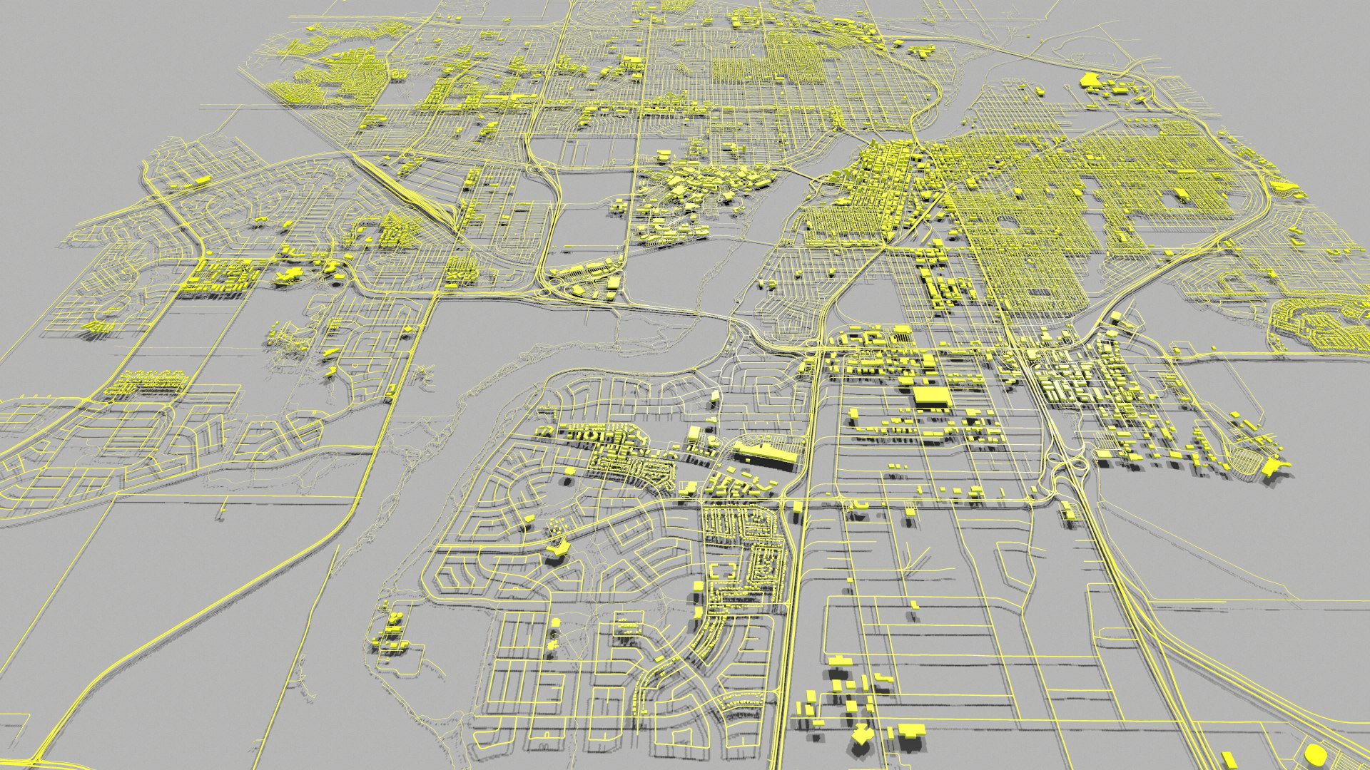 Cityscape Saskatoon Canada 3D model - TurboSquid 1972623