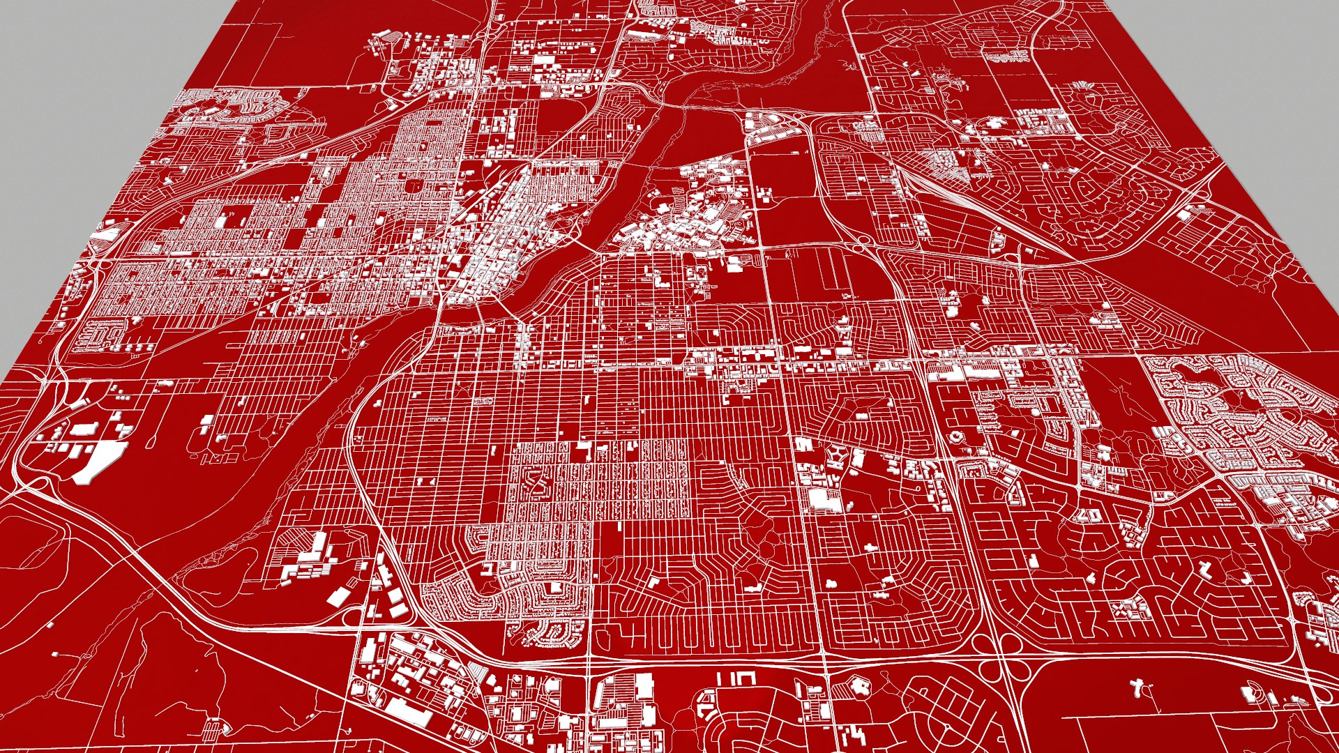 Cityscape Saskatoon Canada 3D Model - TurboSquid 1972623