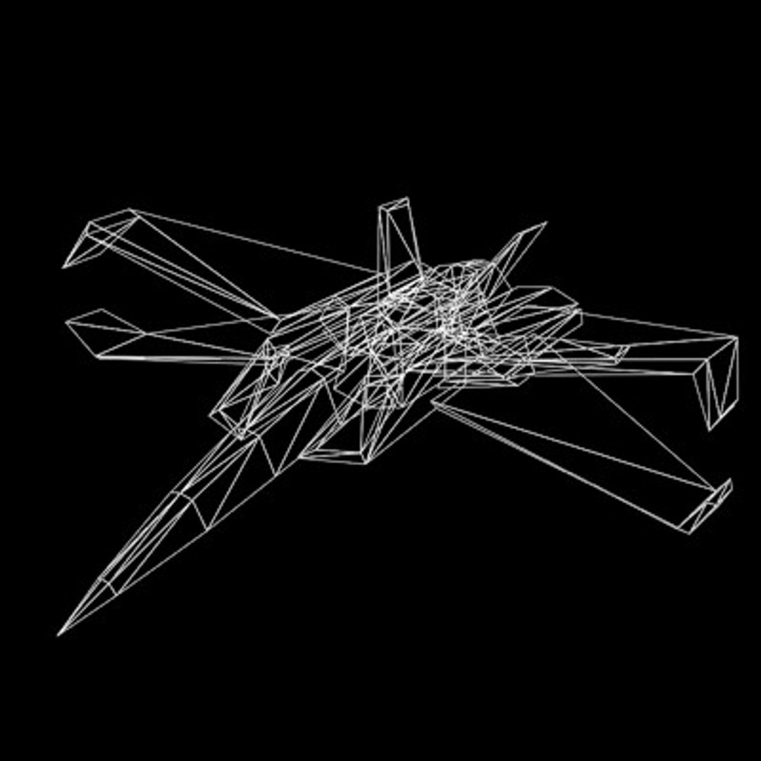 3d sci-fi space fighter