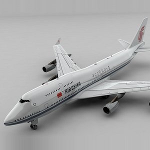 boeing 747 air china 3D