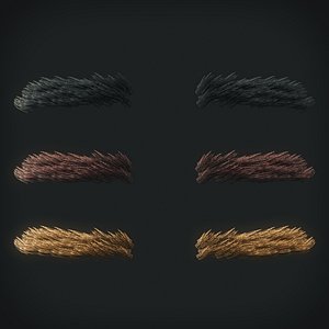 eyebrows 9 3D model