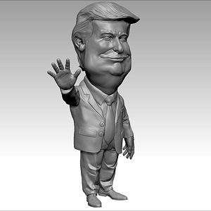 donald trump 3D model