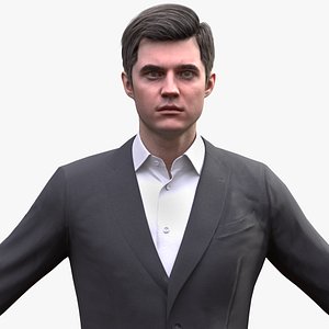 Man in Business Suit 3D model