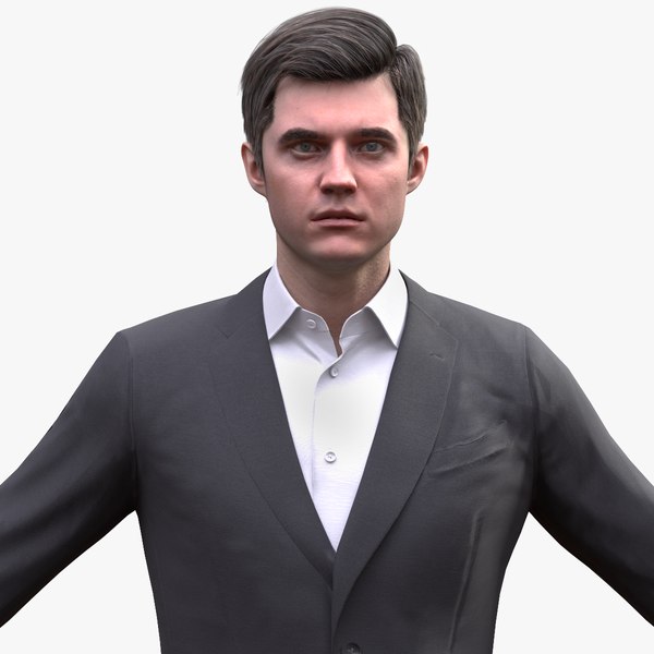 Man in Business Suit 3D model