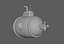submarine toon model