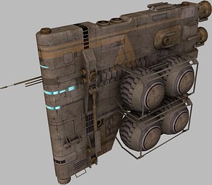 fuel hauler 3d model