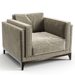 3D Ctssalotti TIME Armchair Quilted Fabric