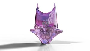 antique vase lead crystal 3D model