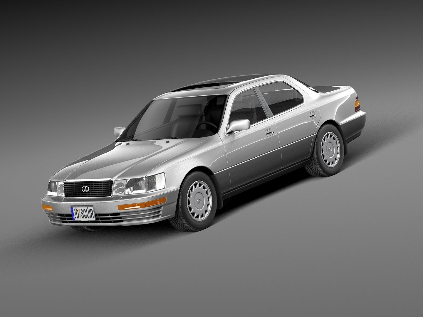 3d Japan Sedan 1989 Luxury