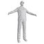 rigged worker man 3d model