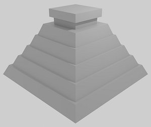 3D Mayan Pyramid model