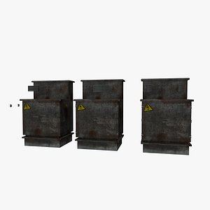 transformer booth 3D model