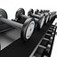 14 gym equipments 3D model