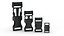 Set di 4 fibbie per cordini o simili