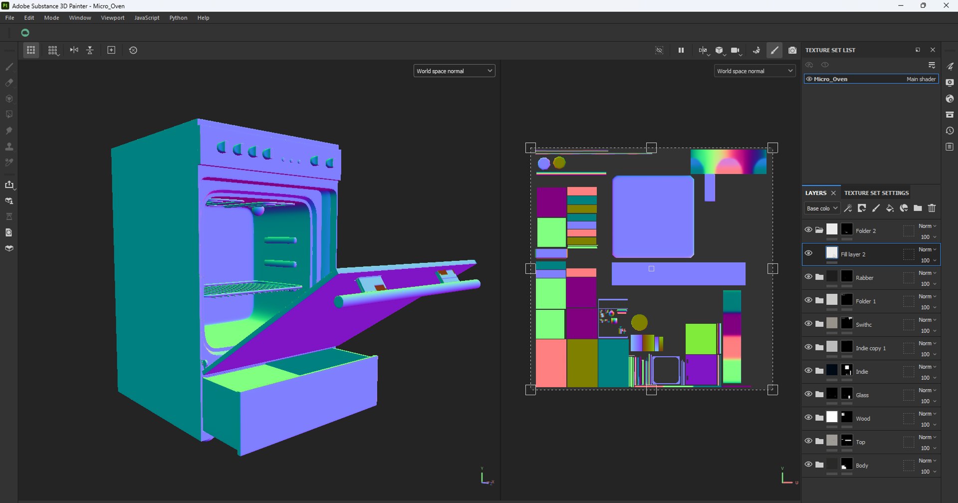3D Model Gas Cooker With Oven - TurboSquid 2352572