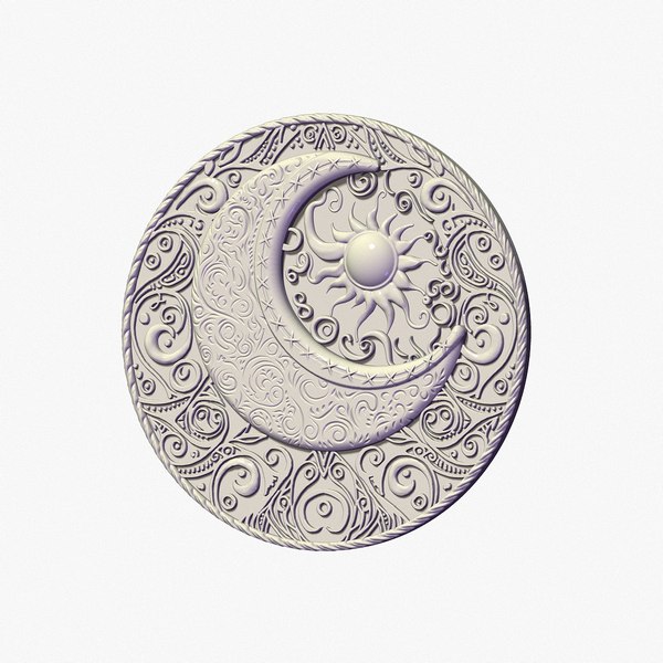 3D locket moon model - TurboSquid 2022153