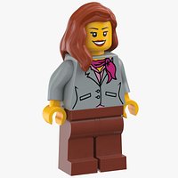 Lego Woman Stewardess