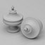 Carved Finial 3D model model