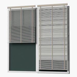 3D windows blinds