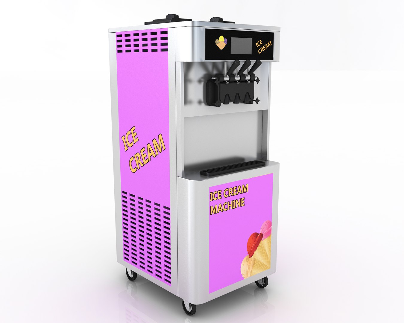 Ice Cream Dispenser 3D Model TurboSquid 1715983