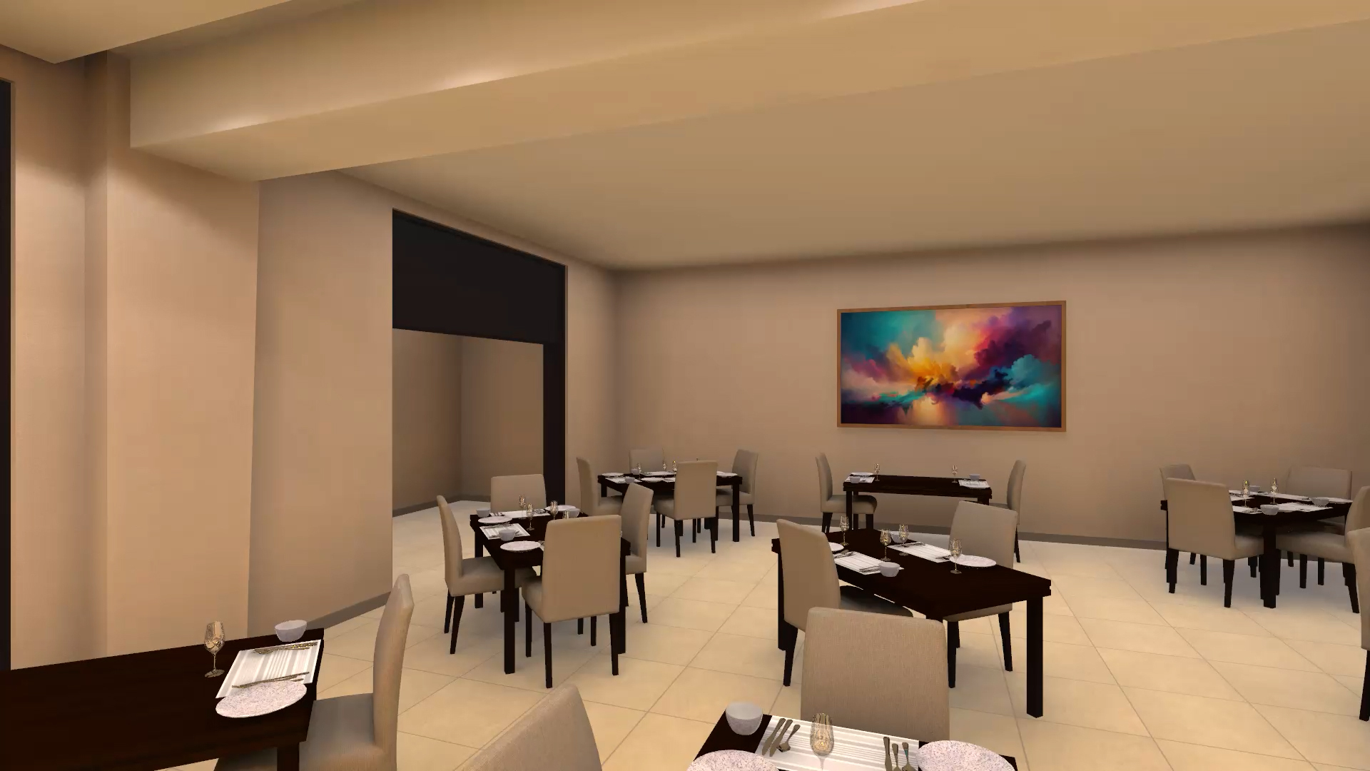 Restaurant 3D Model - TurboSquid 2149981