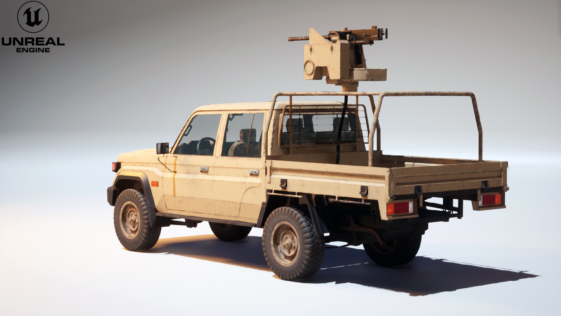Armed Light Tactical Pickup Truck with RWS - PBR ORM Worn model https://p.turbosquid.com/ts-thumb/Z6/QPesYb/6P/ue2/jpg/1787387143/1920x1080/fit_q87/7e585153760fc08e46be719b164784e01436c307/ue2.jpg