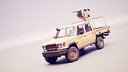 Armed Light Tactical Pickup Truck with RWS - PBR ORM Worn