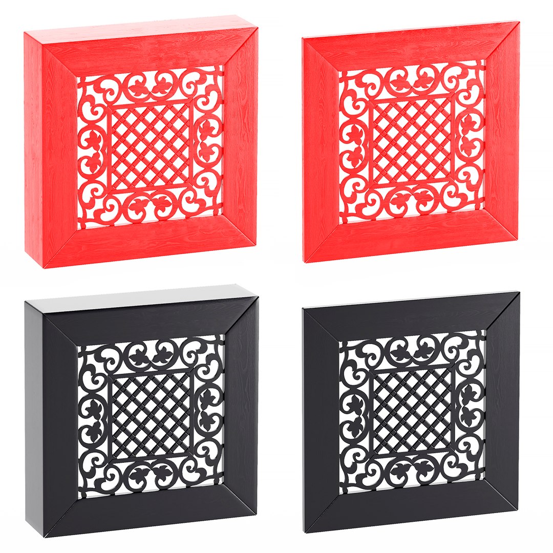 Box Panel Decor 3D Model - TurboSquid 1624247