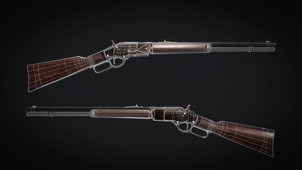 3D winchester 1873 model - TurboSquid 1545846