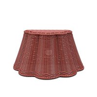 Scallop Downlight in Rhubarb Rattan PBR