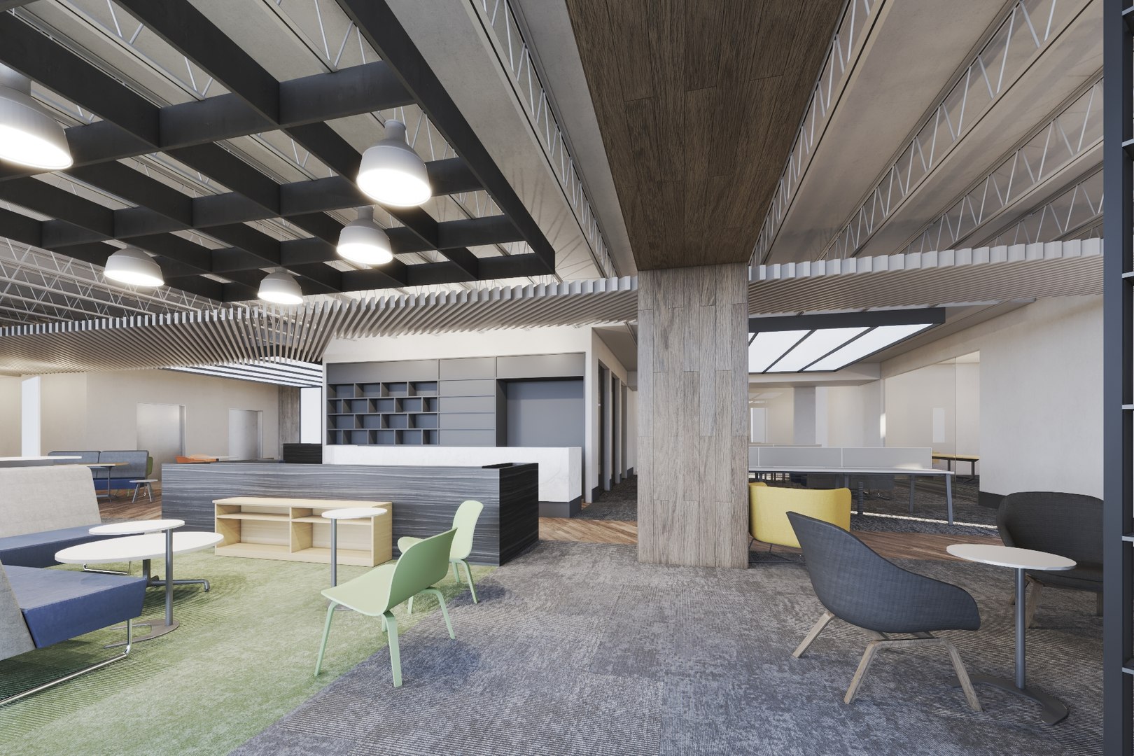 Office interior model - TurboSquid 1993228