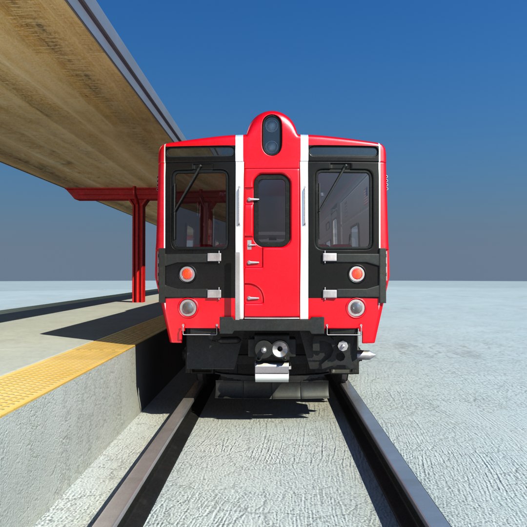 Metro North Kawasaki M8 3d Model