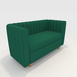 3D model Sofa 2 Seater 1