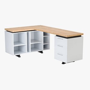 3D OFFICE DESKTOP001 model