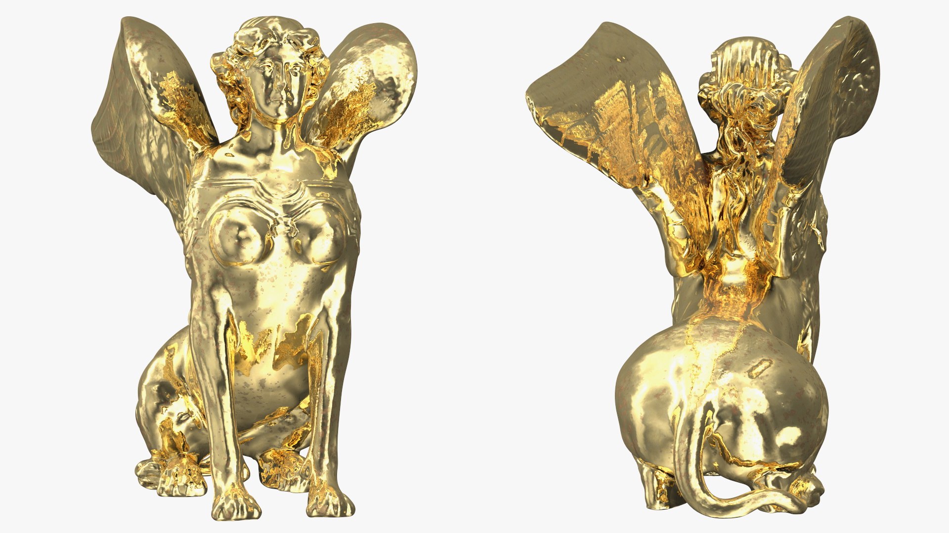 3D Winged Sphinx Gold Sculpture model https://p.turbosquid.com/ts-thumb/Z6/s2yaRO/H7/wingedsphinxgoldsculpture3dsmodel006/jpg/1644277492/1920x1080/fit_q87/b25bf5bed6efe28b64395177436778a4071257cb/wingedsphinxgoldsculpture3dsmodel006.jpg