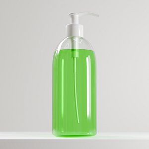 3D Soap Dispenser - Pump Bottle model
