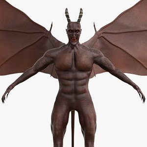 3D Winged Daemon