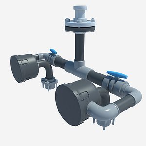 pipe pipeline 3d model