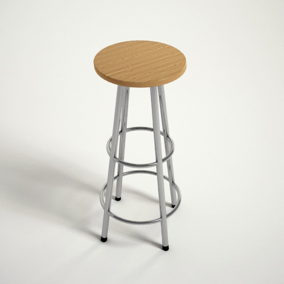 3d Bar Stool Model