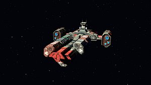 spaceship games scene model