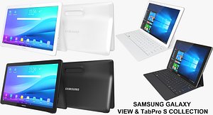 Samsung Galaxy TabPro S & View Collection (Rigged)