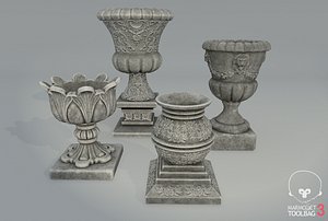 Vases and Planters - Vol 01 model