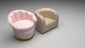 3D Armchairs model