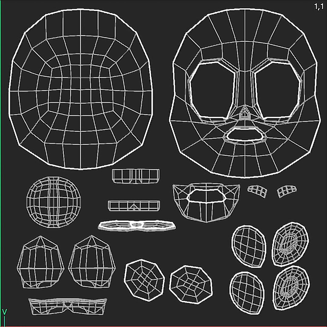 3D Cartoon Anime Character Base For Own Customization - TurboSquid 2419205