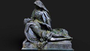3D model cathedral midages stone monument ruin PBR photogrammetry