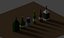 Botellas lowpoly