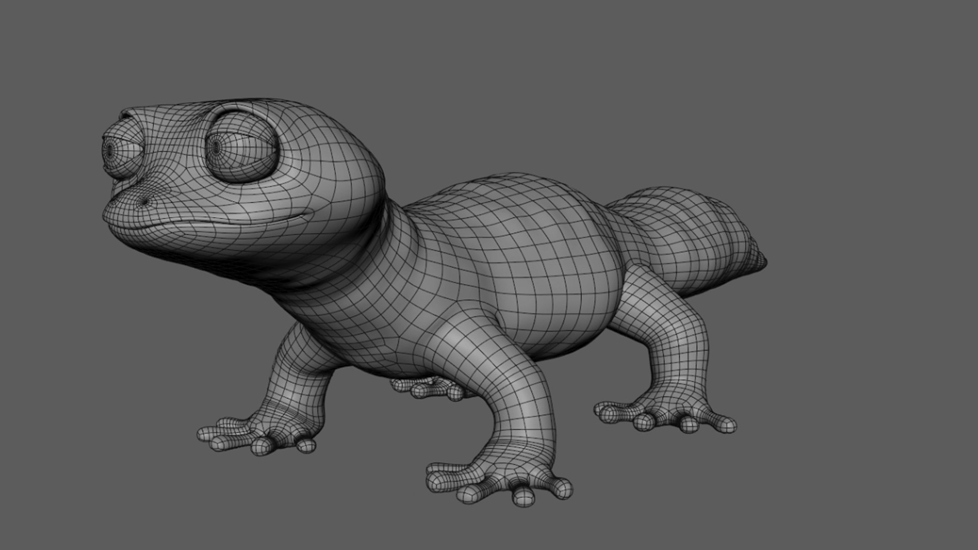 3D Stylized Gecko Mid PolyPBR 4K OBJ FBX USD Blend ABC 2 Skins Multiple ...