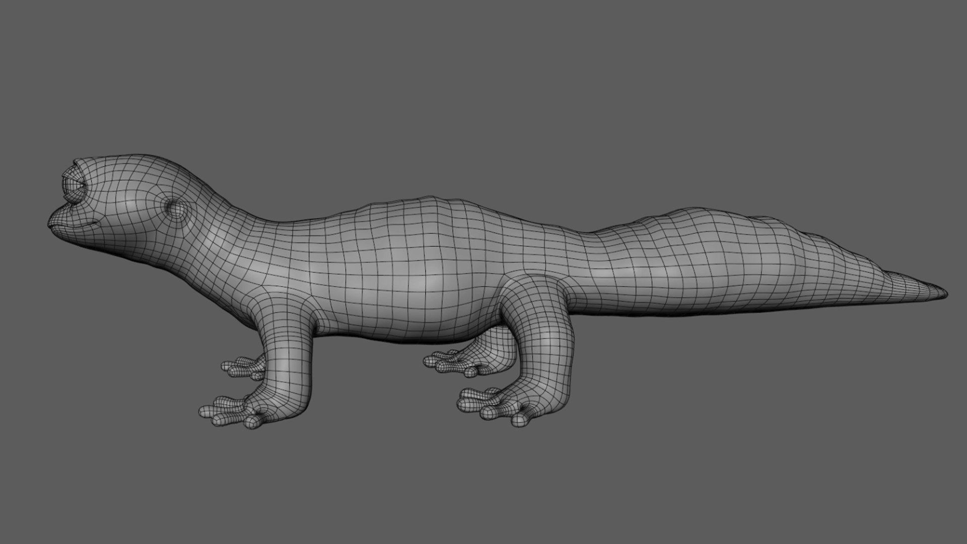 3D Stylized Gecko Mid PolyPBR 4K OBJ FBX USD Blend ABC 2 Skins Multiple ...