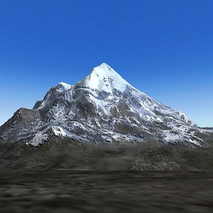 mountain mount 3d model
